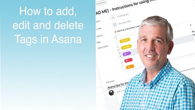 Tutorial – How to Add, Edit, Delete Tags in Asana